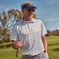 Men's Golf Performance Polo - Flight Pattern