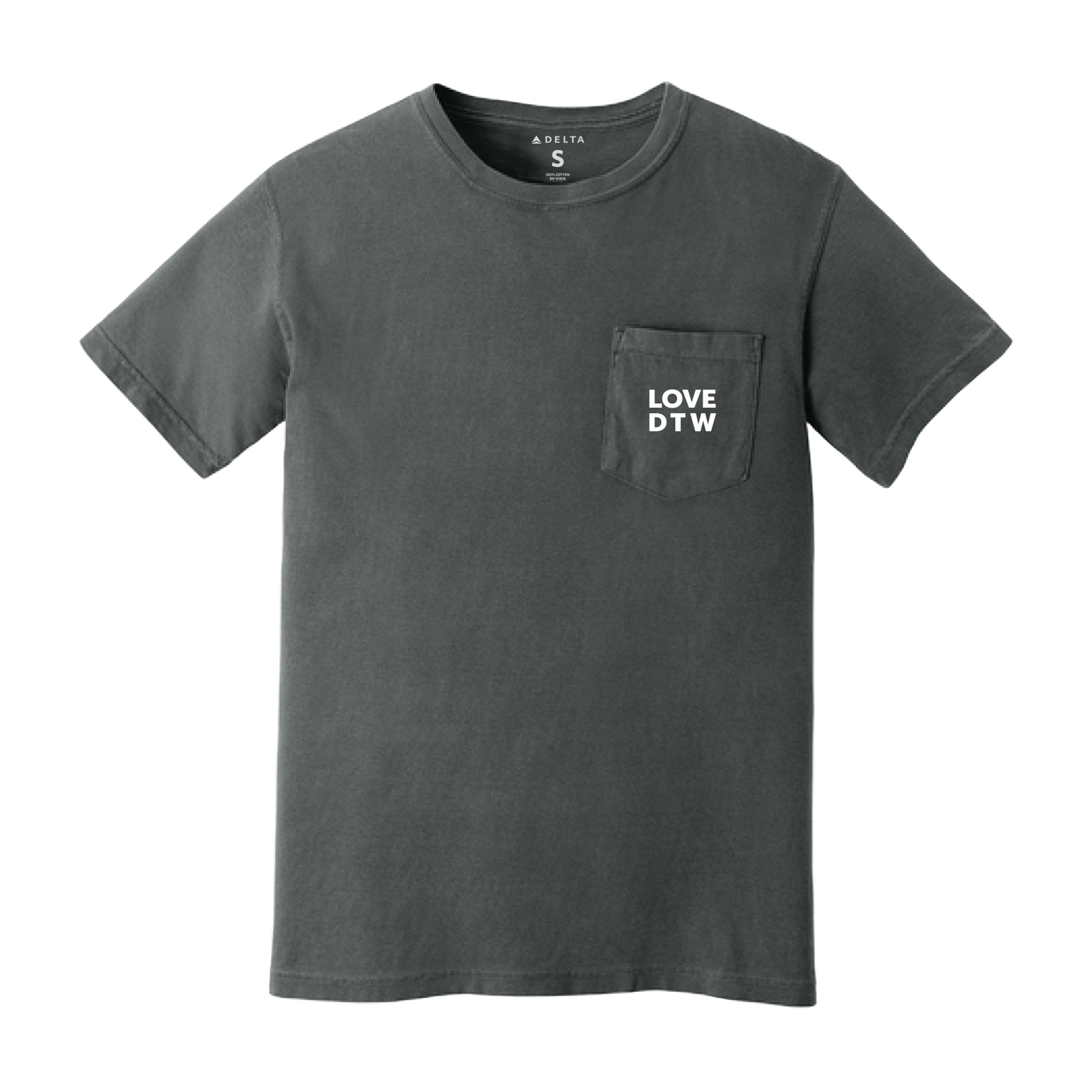 トップス SD Tech Dry Active Logo Pocket T Hub Love DTW Pocket Tee – Delta Shop
