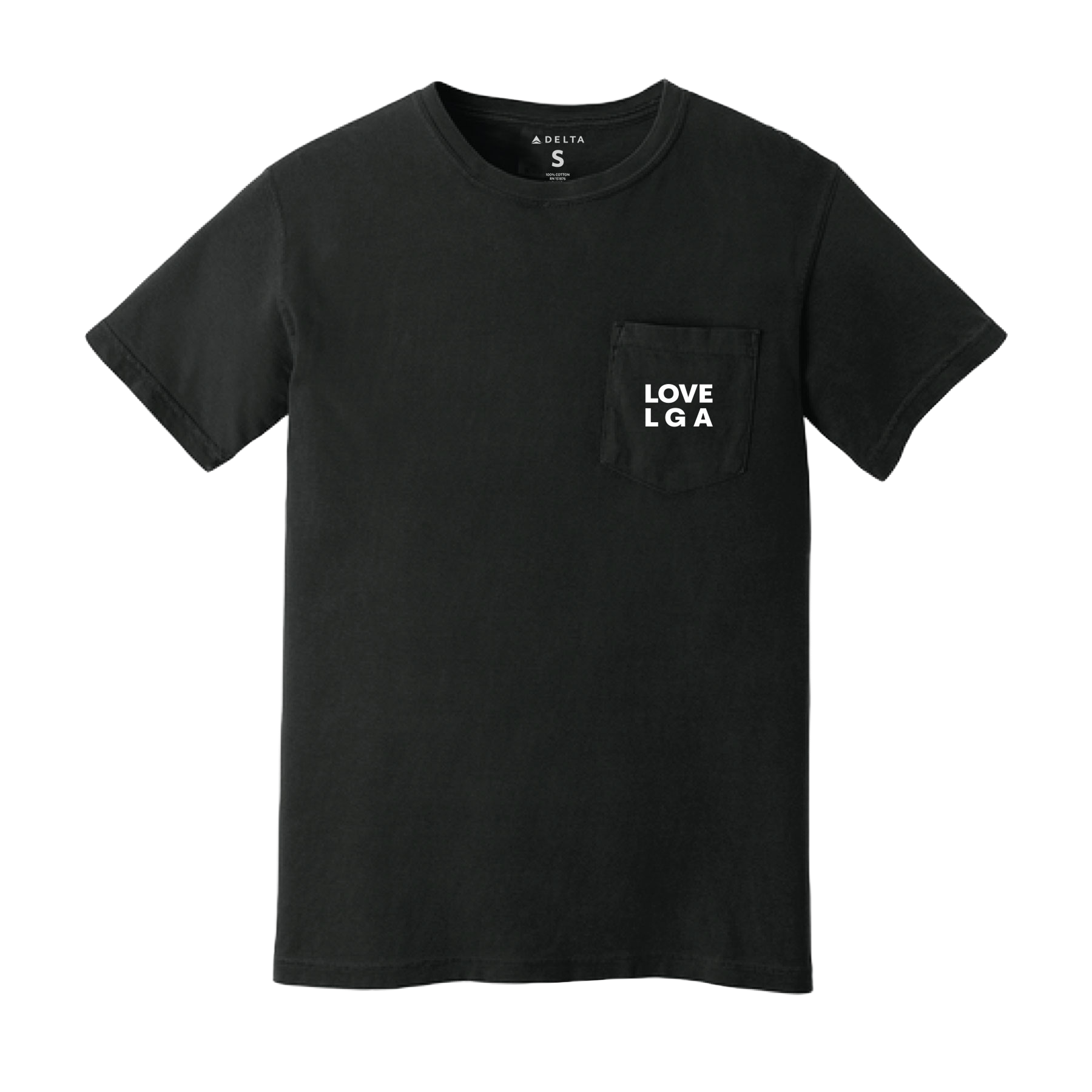 Hub Love LGA Pocket Tee – Delta Shop