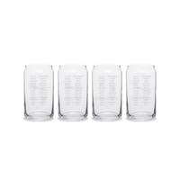 Fleet Soda Glass Set of 4