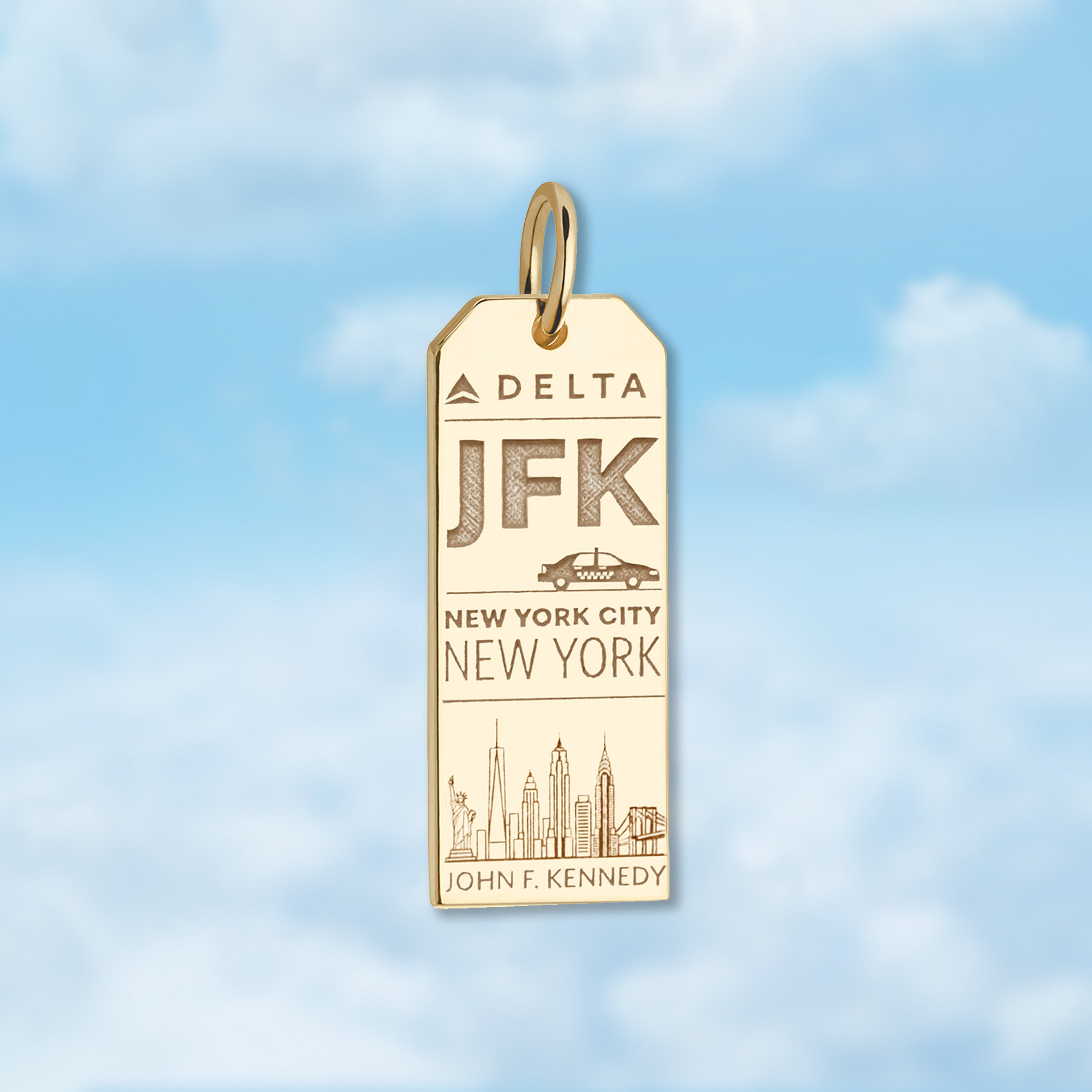 New York JFK Luggage Tag Charm – Delta Shop