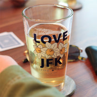 Hub Love JFK Pint Glasses - Set of 2