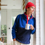Colorblock Snap Fleece Pullover