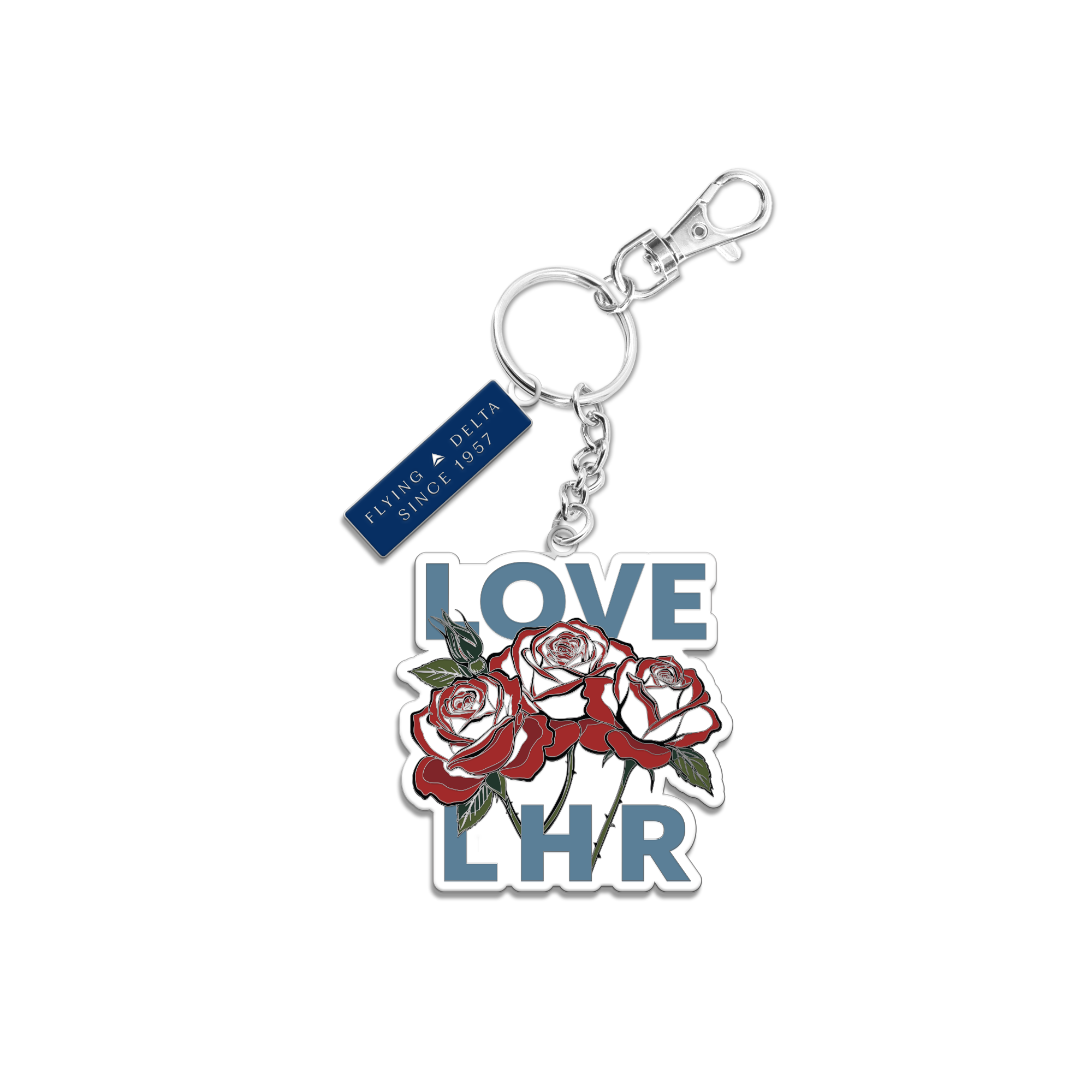 Hub Love LHR Keychain – Delta Shop