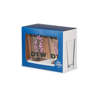 Hub Love DTW Pint Glasses - Set of 2