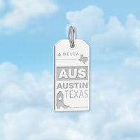Austin AUS Luggage Tag Charm