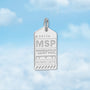 Minneapolis MSP Luggage Tag Charm