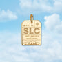 Salt Lake City SLC Luggage Tag Charm