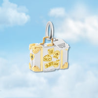 Delta Vintage Suitcase Charm