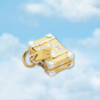 Delta Vintage Suitcase Charm
