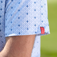 Men's Golf Performance Polo - Flight Pattern