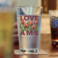 Hub Love AMS Pint Glasses - Set of 2