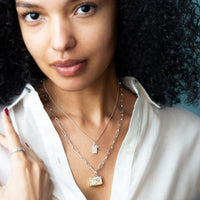 Atlanta ATL Mini Tag Charm Necklace