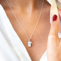 Minneapolis MSP Mini Tag Charm Necklace