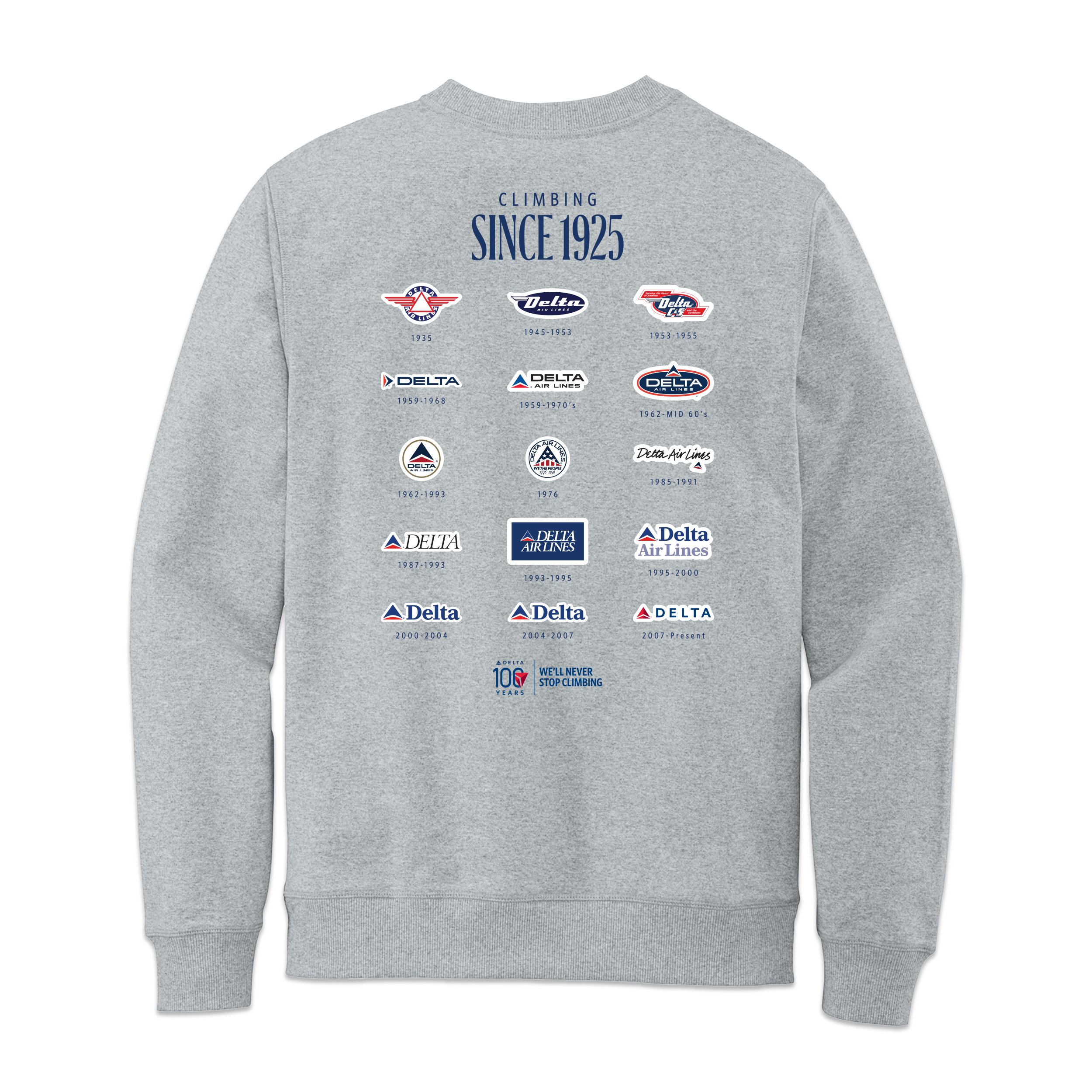 DELTA DECK LOGO CREW SWEAT COKE DELTA WORLD SWEATSHIRT \u2013 True 