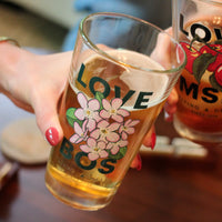 Hub Love BOS Pint Glasses - Set of 2