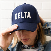Wool Hat with Felt Letters